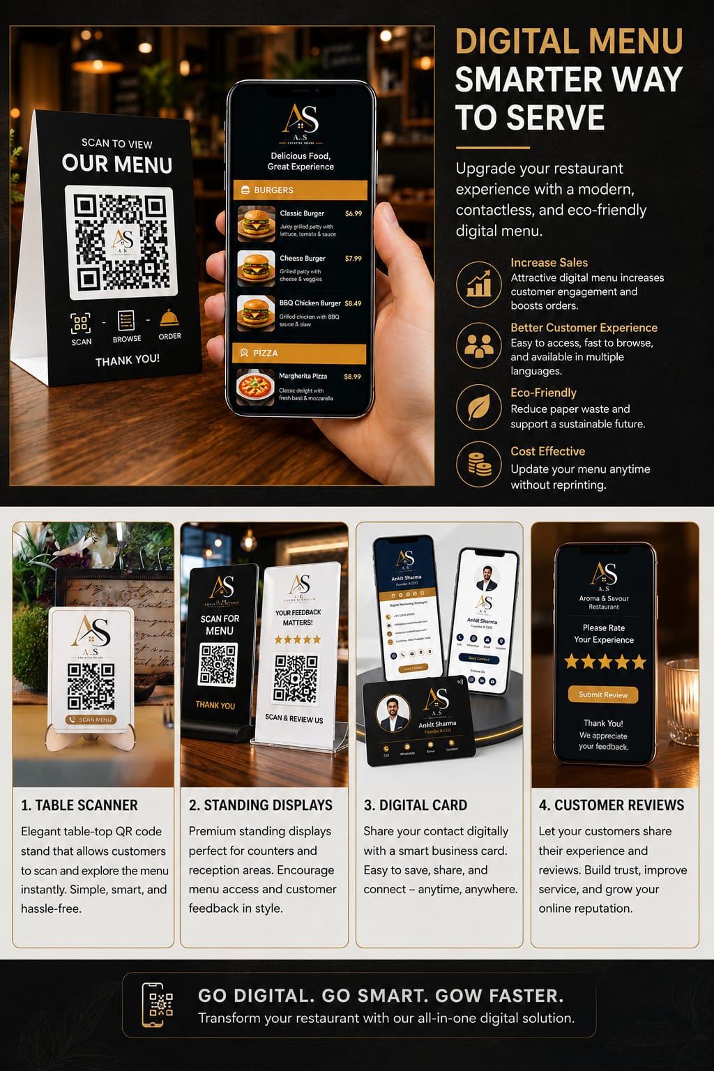 Digital Menu Design